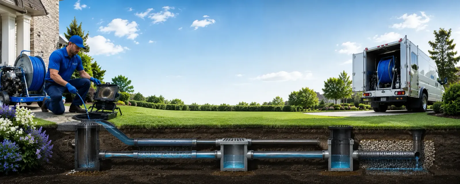 Outdoor drain cleaning information for Wellman, TX